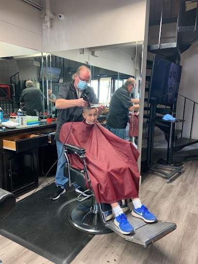 Mike the barber At the legit' babershop